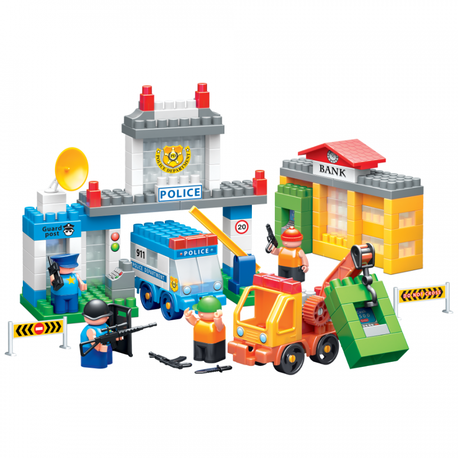 Конструктор Бауер "Полиция". Набор Ограбление банка