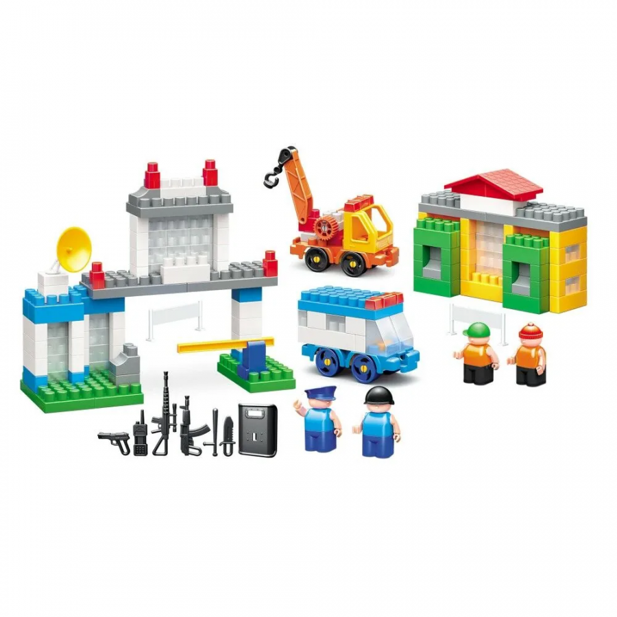 Конструктор Бауер "Полиция". Набор Ограбление банка