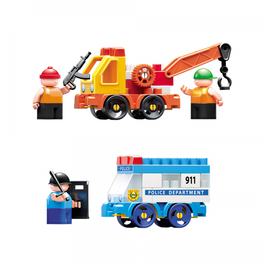 Конструктор Бауер "Полиция". Набор Ограбление банка