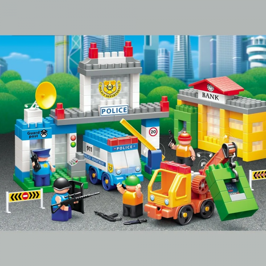Конструктор Бауер "Полиция". Набор Ограбление банка