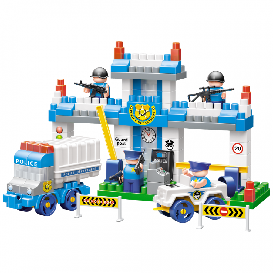 Конструктор Бауер "Полиция". Набор Полицейский участок