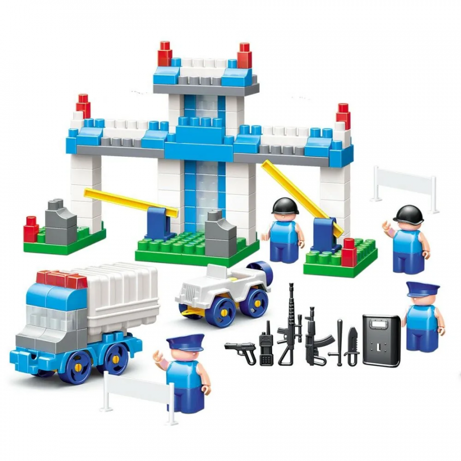 Конструктор Бауер "Полиция". Набор Полицейский участок