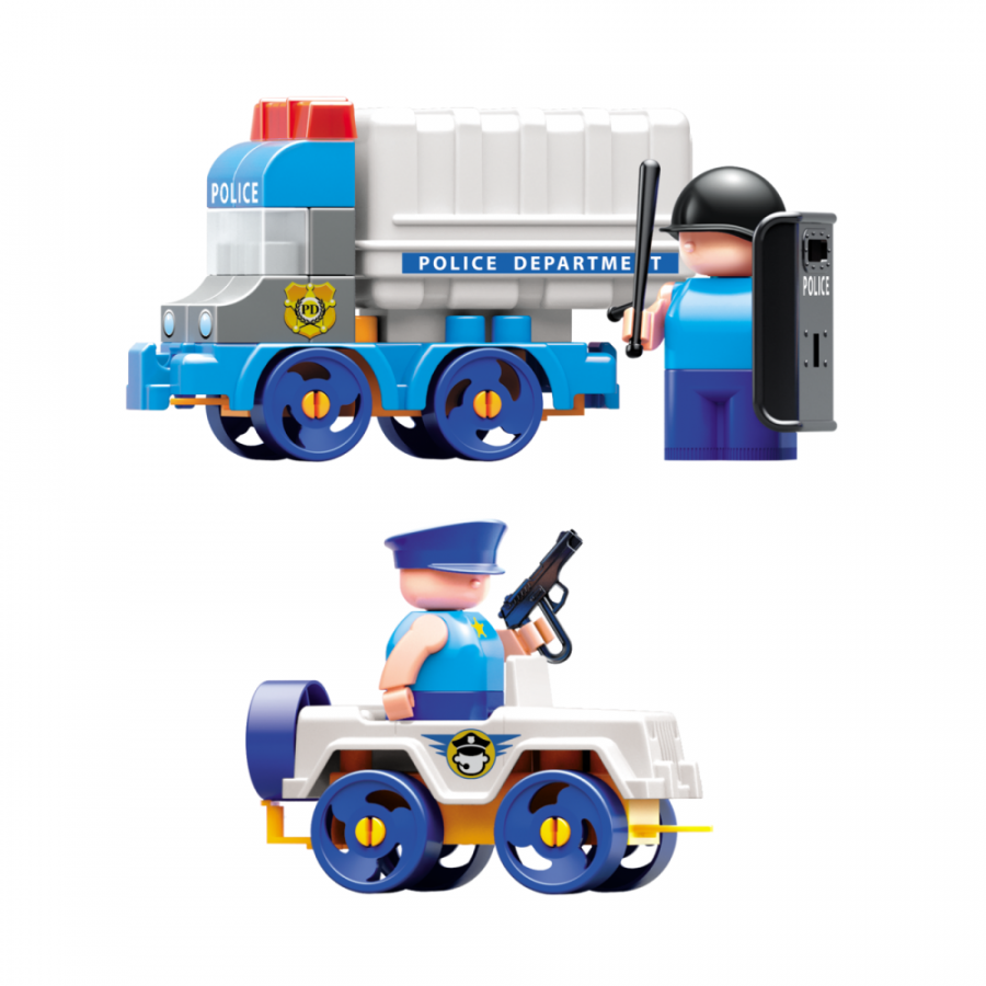 Конструктор Бауер "Полиция". Набор Полицейский участок