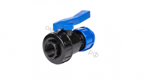 Кран шар. ПНД 25х1/2" обжим-ВР