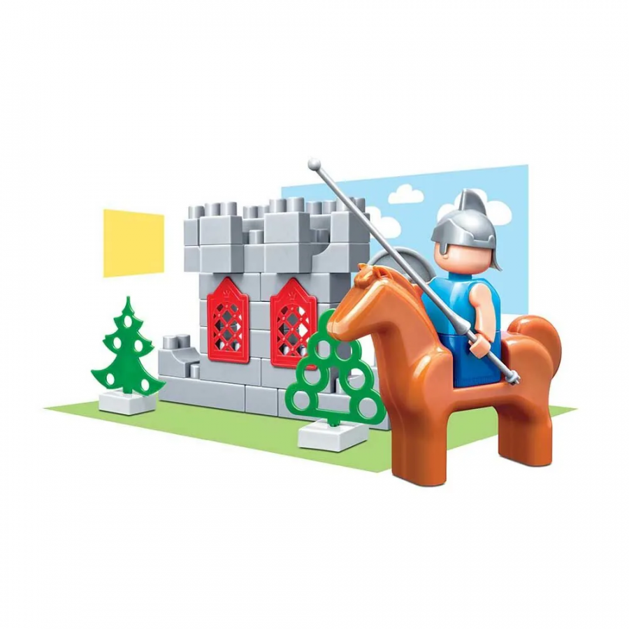 Конструктор "Крепость" "Всадник" (в коробке)