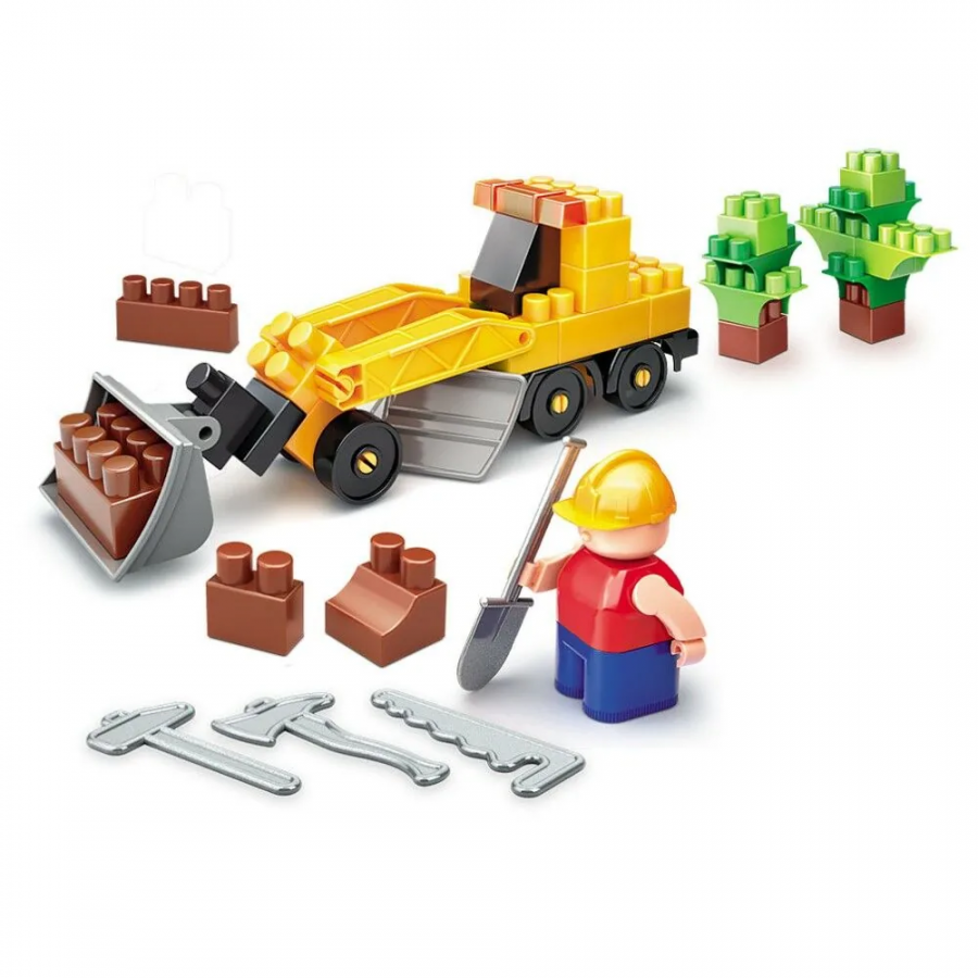 Конструктор "Стройка" Набор с грейдером