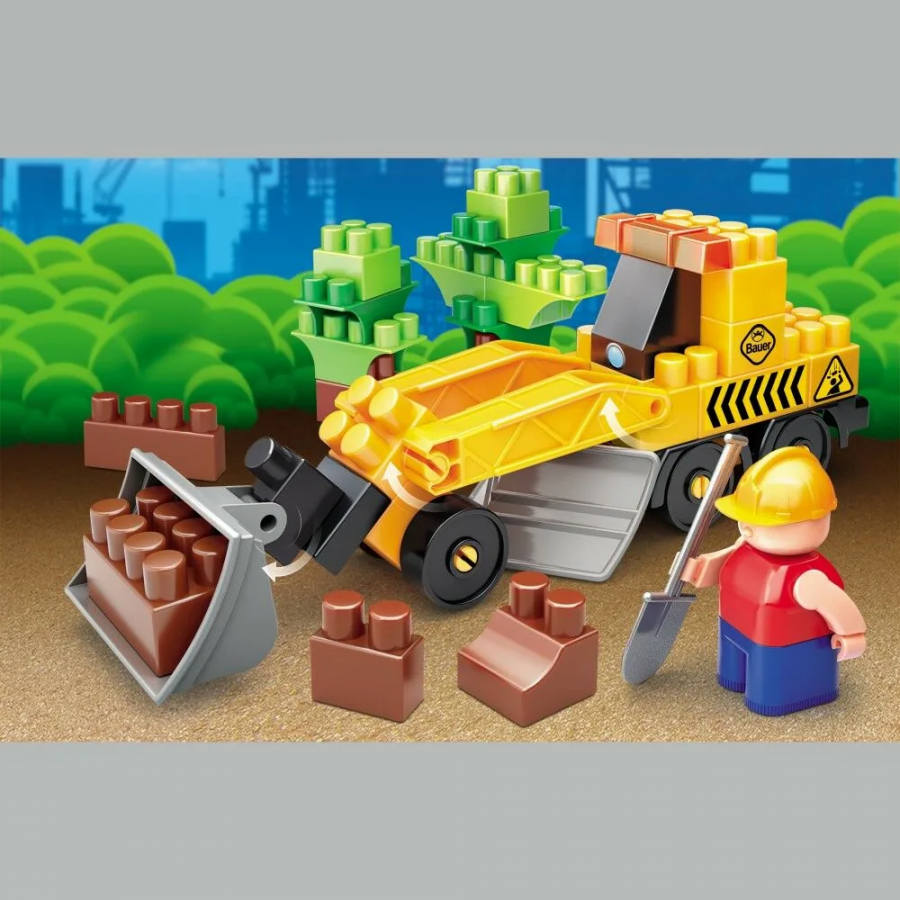 Конструктор "Стройка" Набор с грейдером