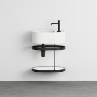 Столешница для каркаса Cielo Les Petites LPPIO46 овальная 45х28х1,2 см схема 1