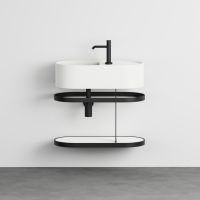 Столешница для каркаса Cielo Les Petites LPPIO60 овальная 59х28х1,2 см схема 1