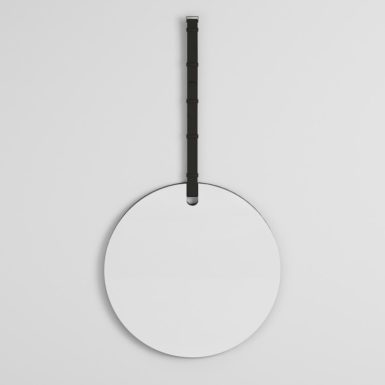 Зеркало двустороннее с кожаным ремнем Cielo I Catini SPBFC диаметр 60 см