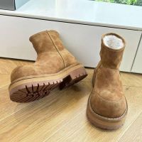 Ботинки Balenciaga с мехом Premium