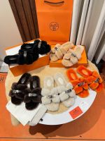 Мюли с мехом HERMES Premium