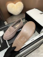 Лоферы Chanel с мехом Premium