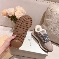 Кроссовки Brunello Cucinelli с мехом Premium