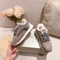 Кроссовки Brunello Cucinelli с мехом Premium