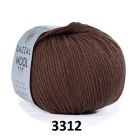фото Wool 115 Gazzal цвет 3312 коричневый