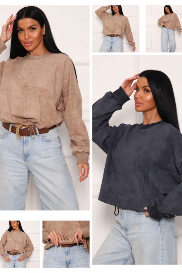 84302 свитшот женский [бежевый]