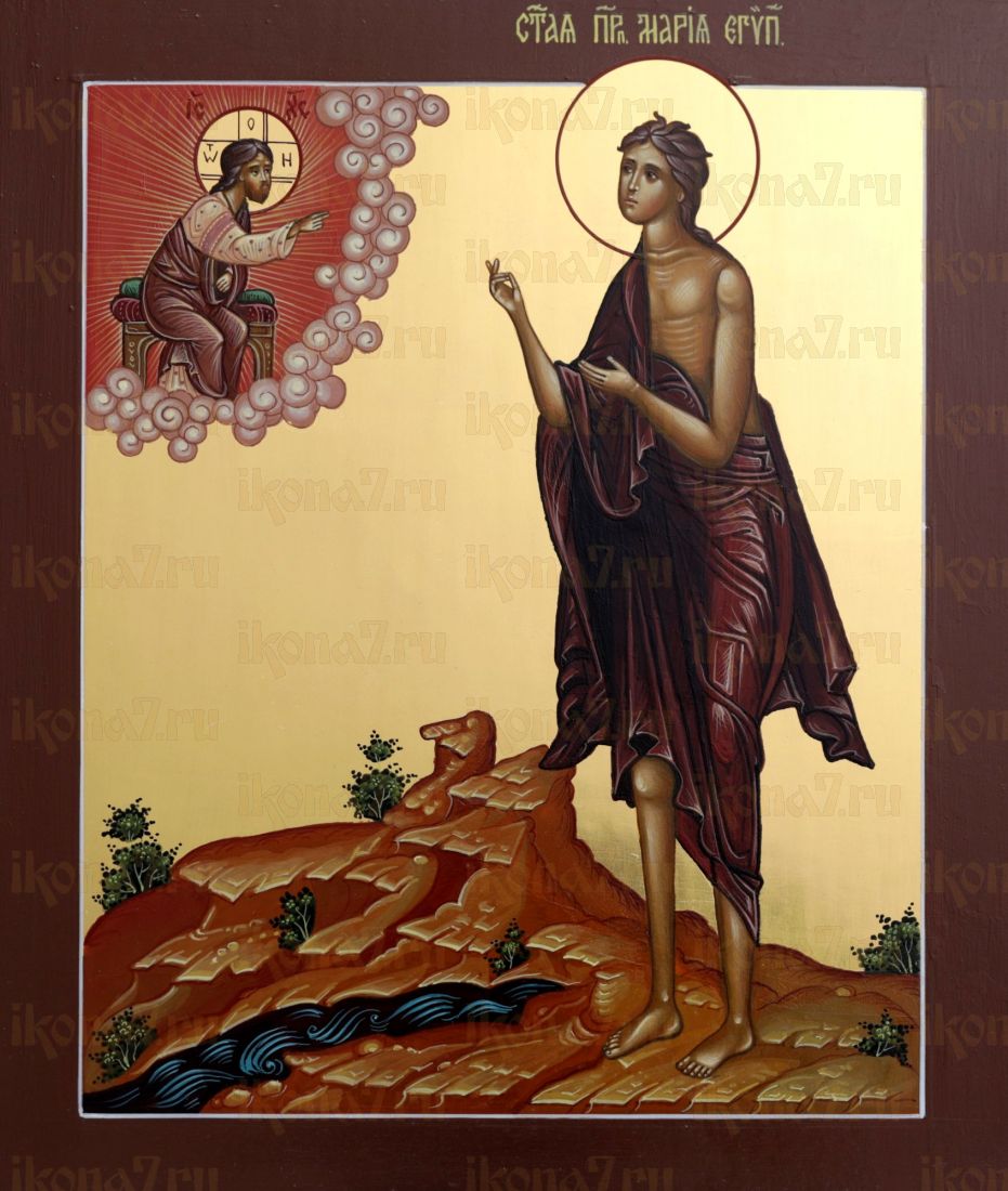 Икона Мария Египетская (UV-печать)(10218)