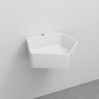 Раковина подвесная Cielo Kanto 55х40х16 см арт. KALSTR/KALSTRSF с переливом схема 1