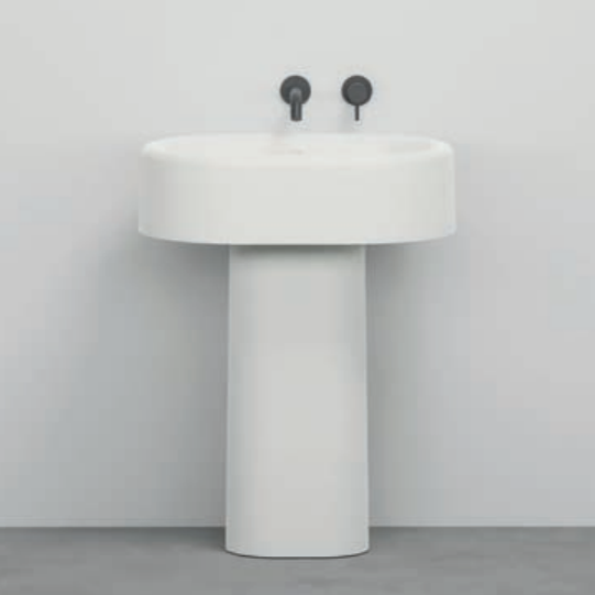 Пьедестал для раковины Cielo Itaca ITCOLP 21х30х67 см слив в стену