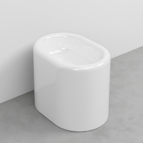 Изображение Биде напольное Cielo Itaca ITBI с 1 отверстием под смеситель, крепеж в комплекте