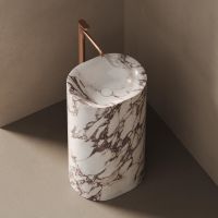 Раковина напольная мраморная Dea Design Marble Siracusa DD1540 615 61,5x42xh87 см схема 1