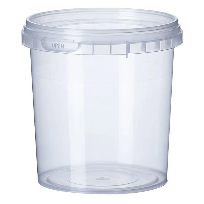 K5 Банка-контейнер КУЗОВ ПП с крышкой, контрольной пломбой, без делений, объём 565мл.