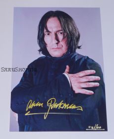 Автограф: Алан Рикман. Гарри Поттер. Редкость