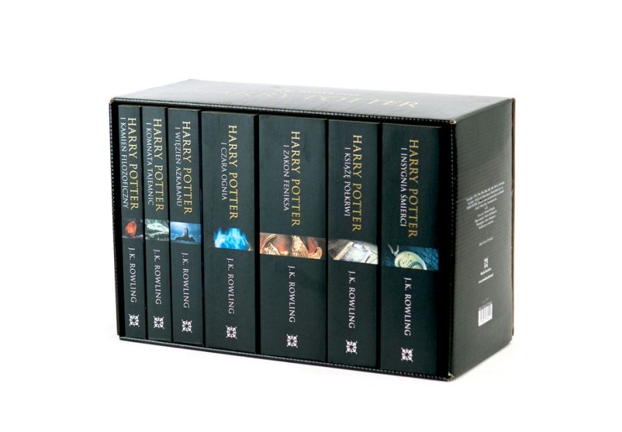 Гарри Поттер на польском чёрное издание