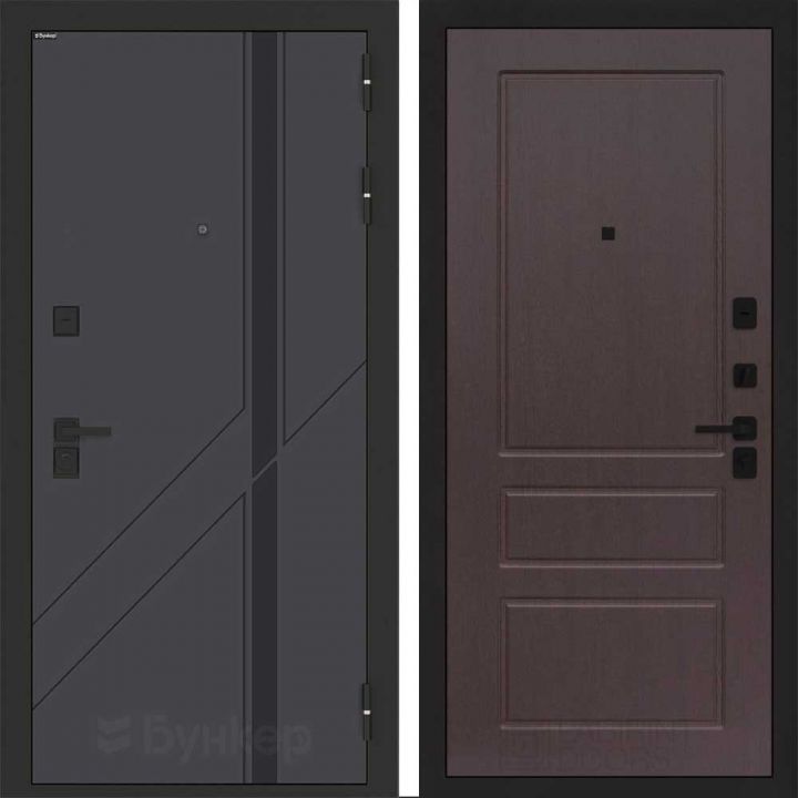 Входная дверь Бункер BN-12 - 03 Орех премиум