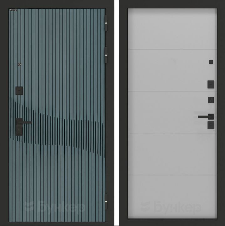 Входная дверь Бункер BN-13 - 13 Грей софт