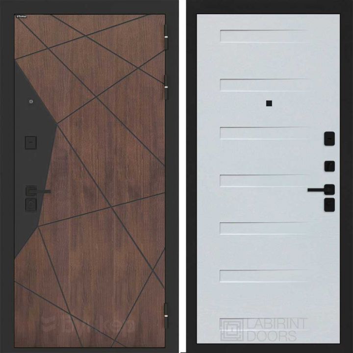 Входная дверь Бункер BN-14 - 14 Дуб кантри белый горизонт