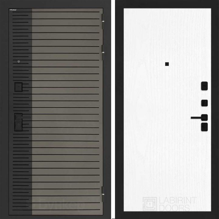 Входная дверь Бункер BN-15 - 07 Белое дерево