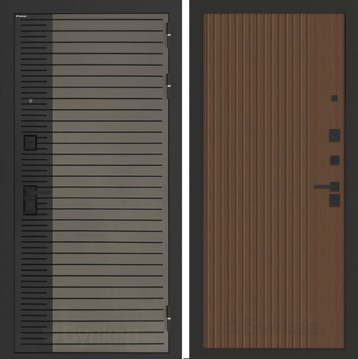 Входная дверь Бункер BN-15 - 29 Дуб кантри темный