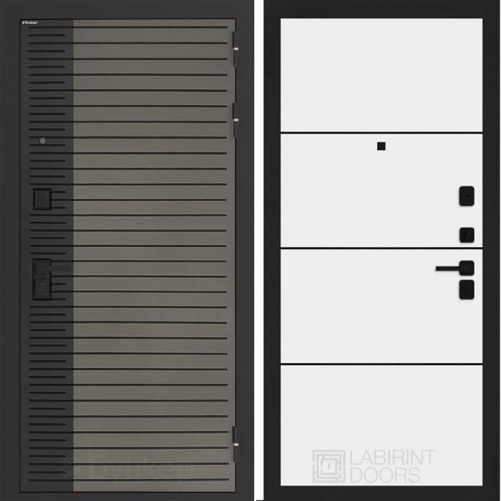 Входная дверь Бункер BN-15 - 25 Белый софт