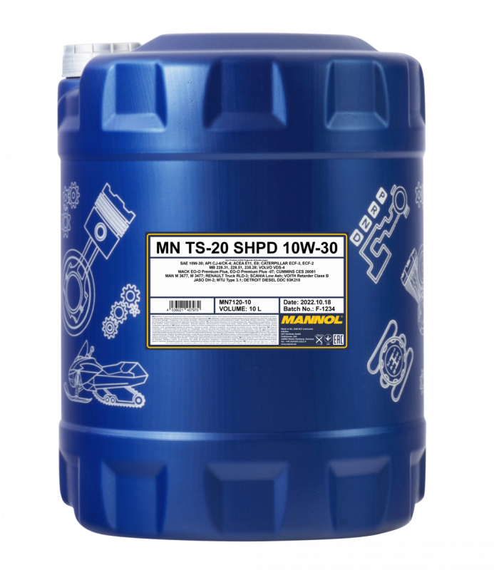Mannol TS-20 SHPD 10W-30, 10л