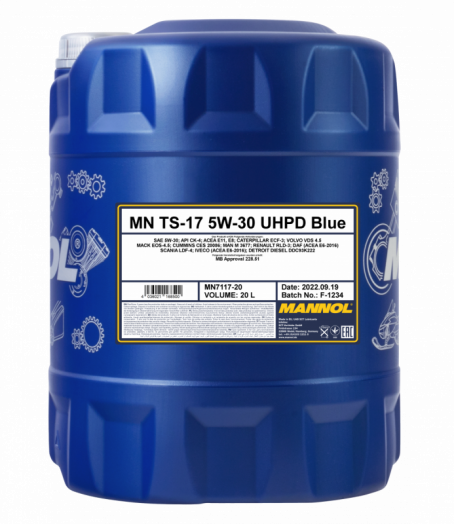 Mannol TS-17 UHPD 5W-30, 20л