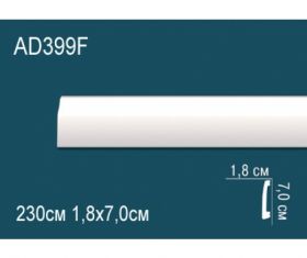 Плинтус Perfect AD399F Д200xШ7смxТ1.8см / Перфект