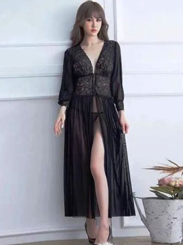 Пеньюар кружево  Datenightарт 66871  (черный)