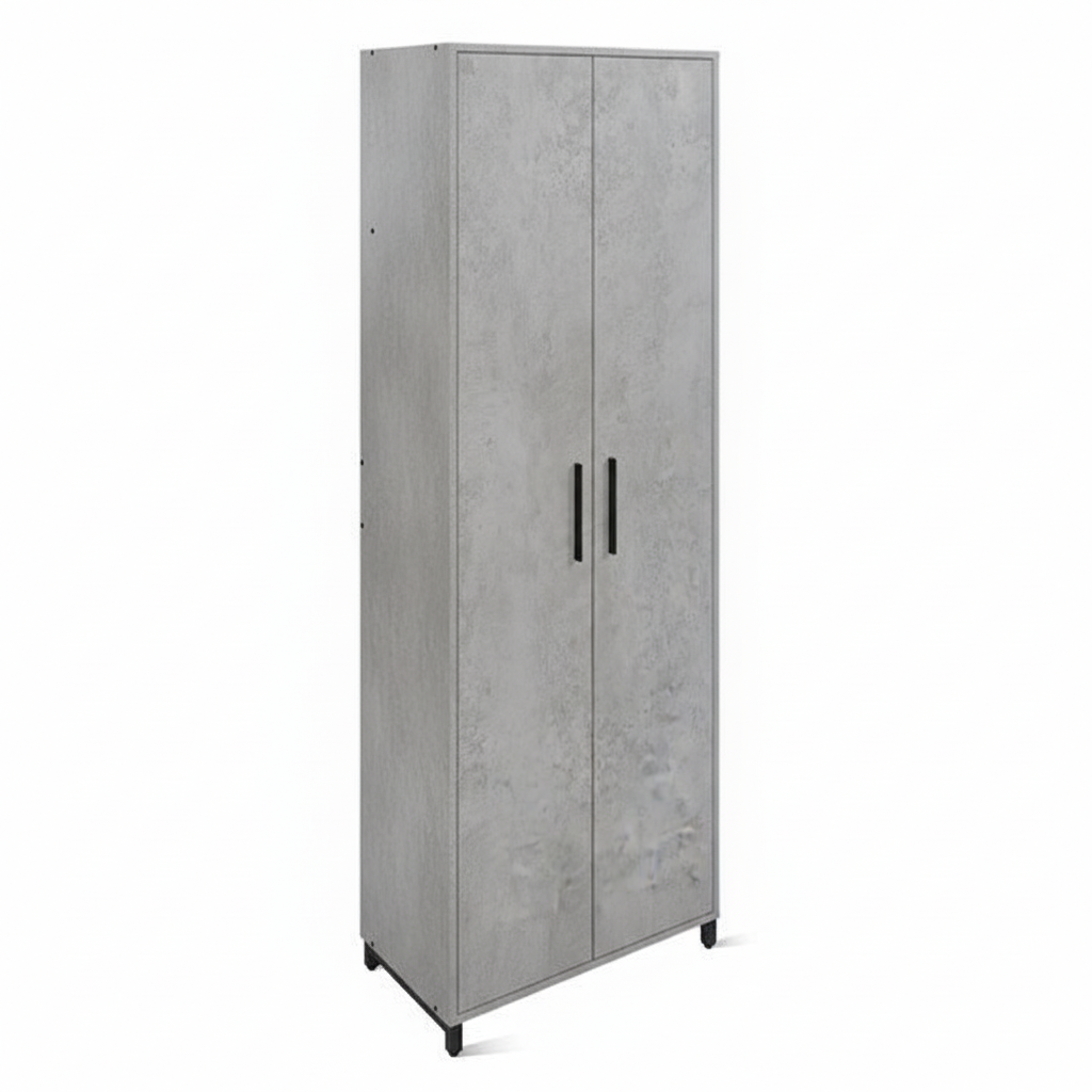ЛОФТ-11 Шкаф для одежды (660х370х1900 мм) Бетон
