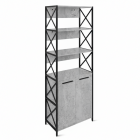 ЛОФТ-10 Шкаф для документов (700х370х1900 мм) Бетон