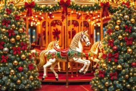 Фон стена "New year wall №62"