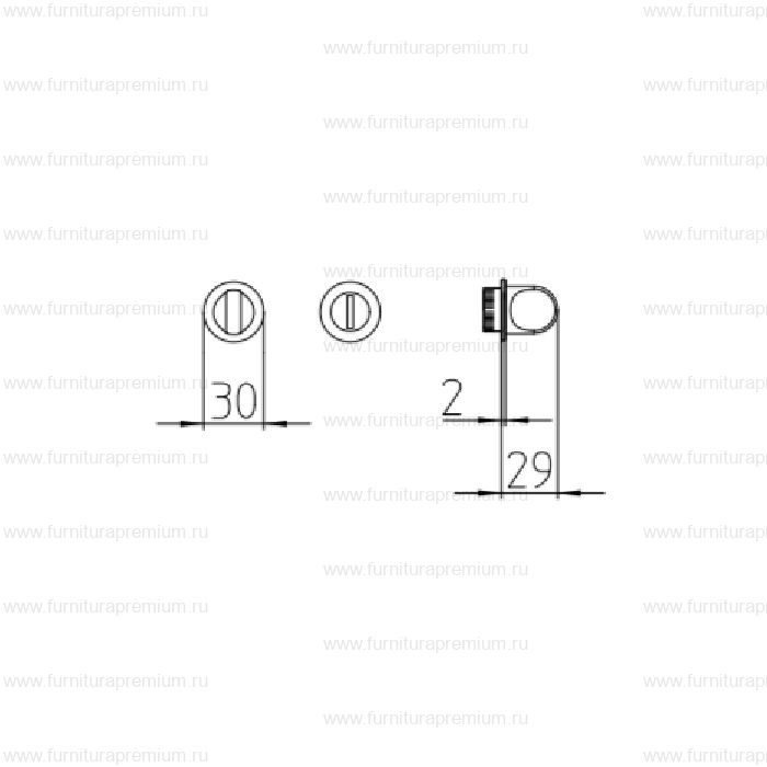 Накладка-фиксатор Mandelli 6071