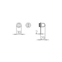 Накладка-фиксатор Mandelli 6071 схема