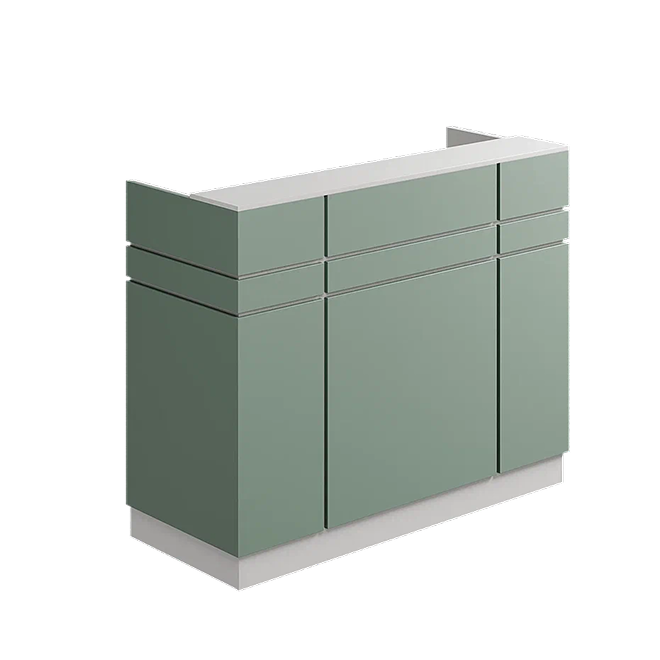 Ресепшн «Токио в МДФ пленке белый/ниагара