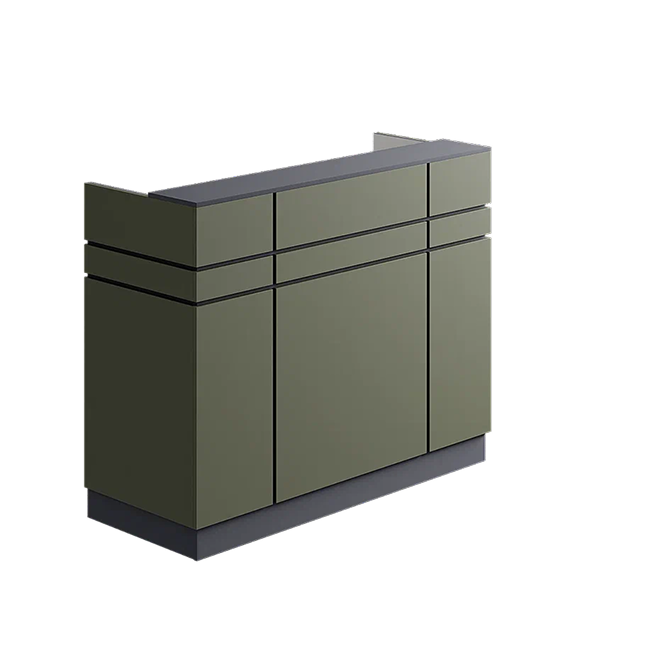 Ресепшн «Токио в МДФ пленке сабон/фентале/антрацит