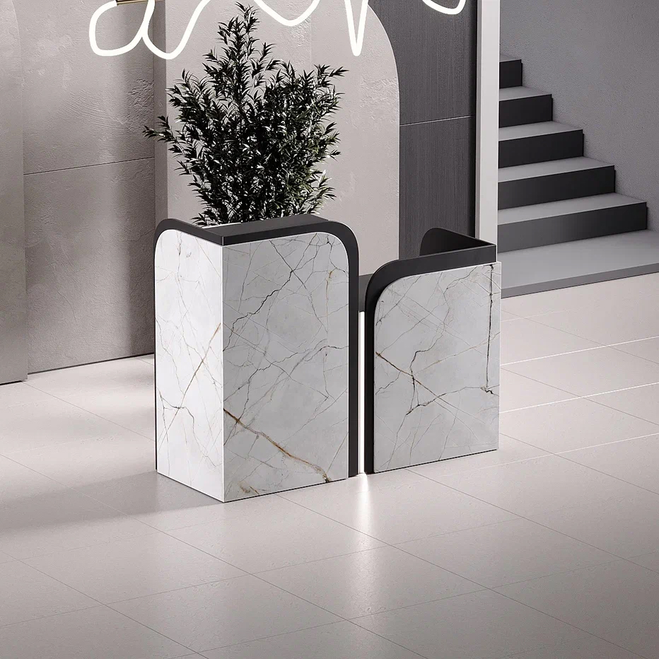 Ресепшн "Элегант" оникс/черный