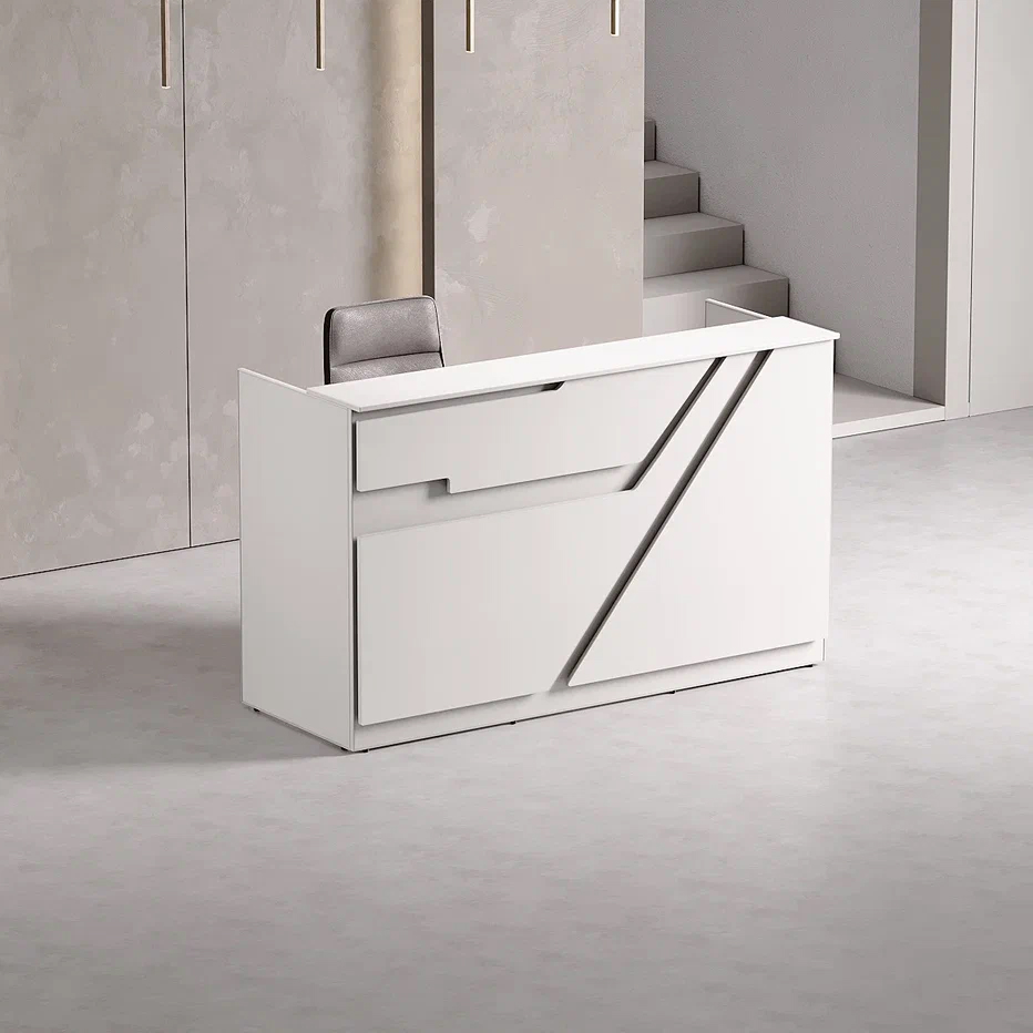 Ресепшн "Техно" белый/белый