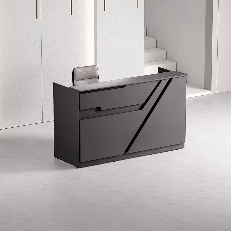 Ресепшн "Техно" черный/черный