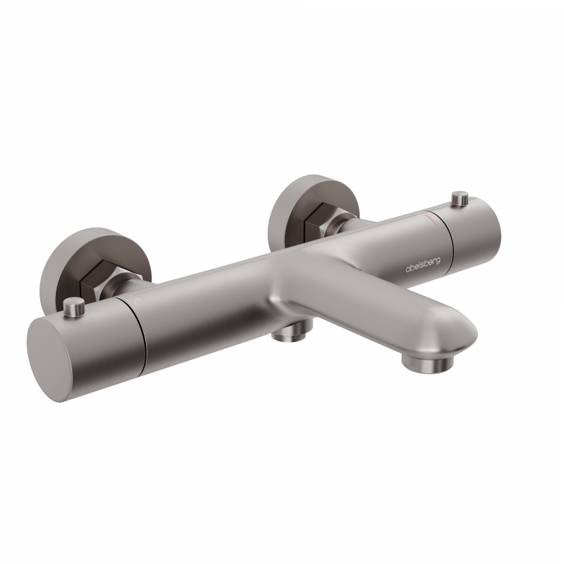 Смеситель для ванны и душа Abelsberg Perfecta INF61101BN с термостатом, титан